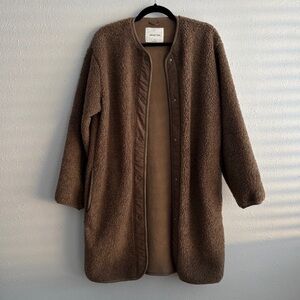 Wilfred Aritzia Sherpa Long Liner